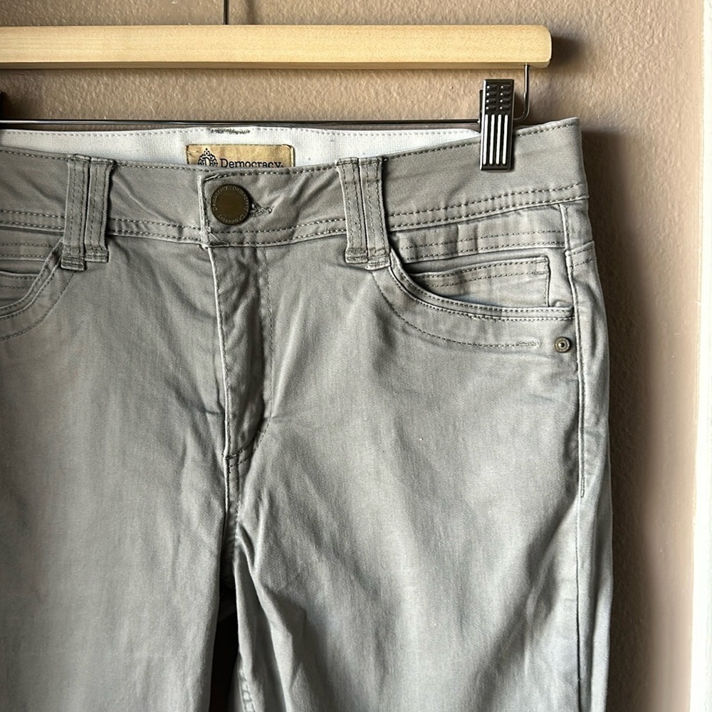 DEMOCRACY Gray Ab Technology Slim Leg Pants
